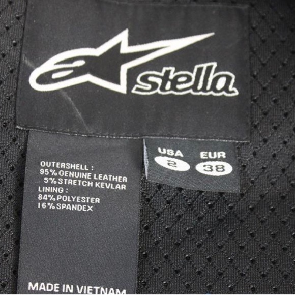 Alpine Start Stella Black
Leather Motorcycle Jacket size (2) Small - Picture 5 of 7